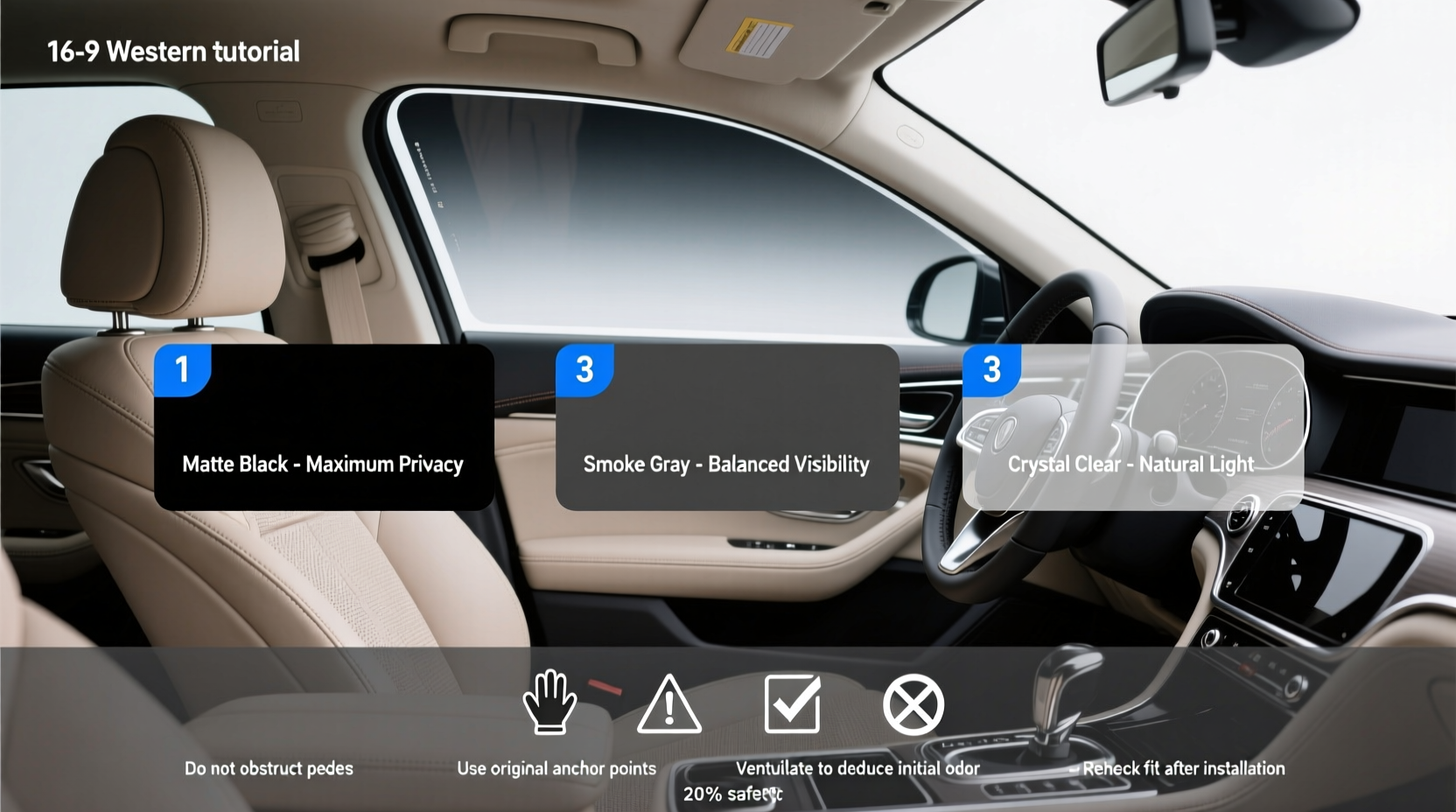 How to Choose Car Window Tinting and the Color Options Available