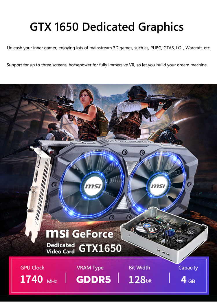Mini PC Xeon D-1581 16 Core Server Workstation Computers Laptop and Desktops Quadro K620 2G Gaming PC For Gamer Design Rendering