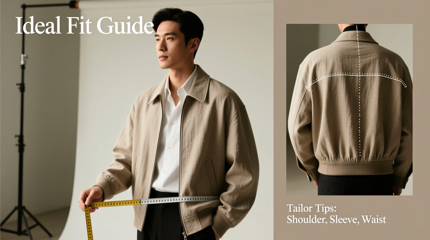 how to choose and tailor a loose jacket for the ideal fit and style