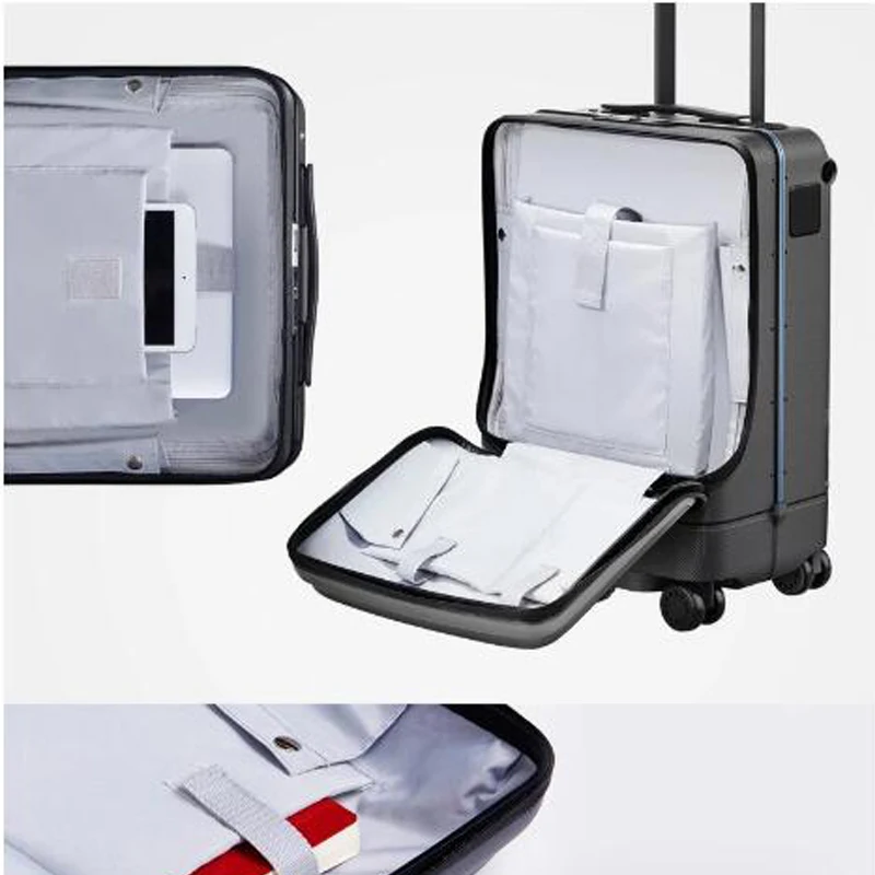 New model following electric luggage scooter with USB interface