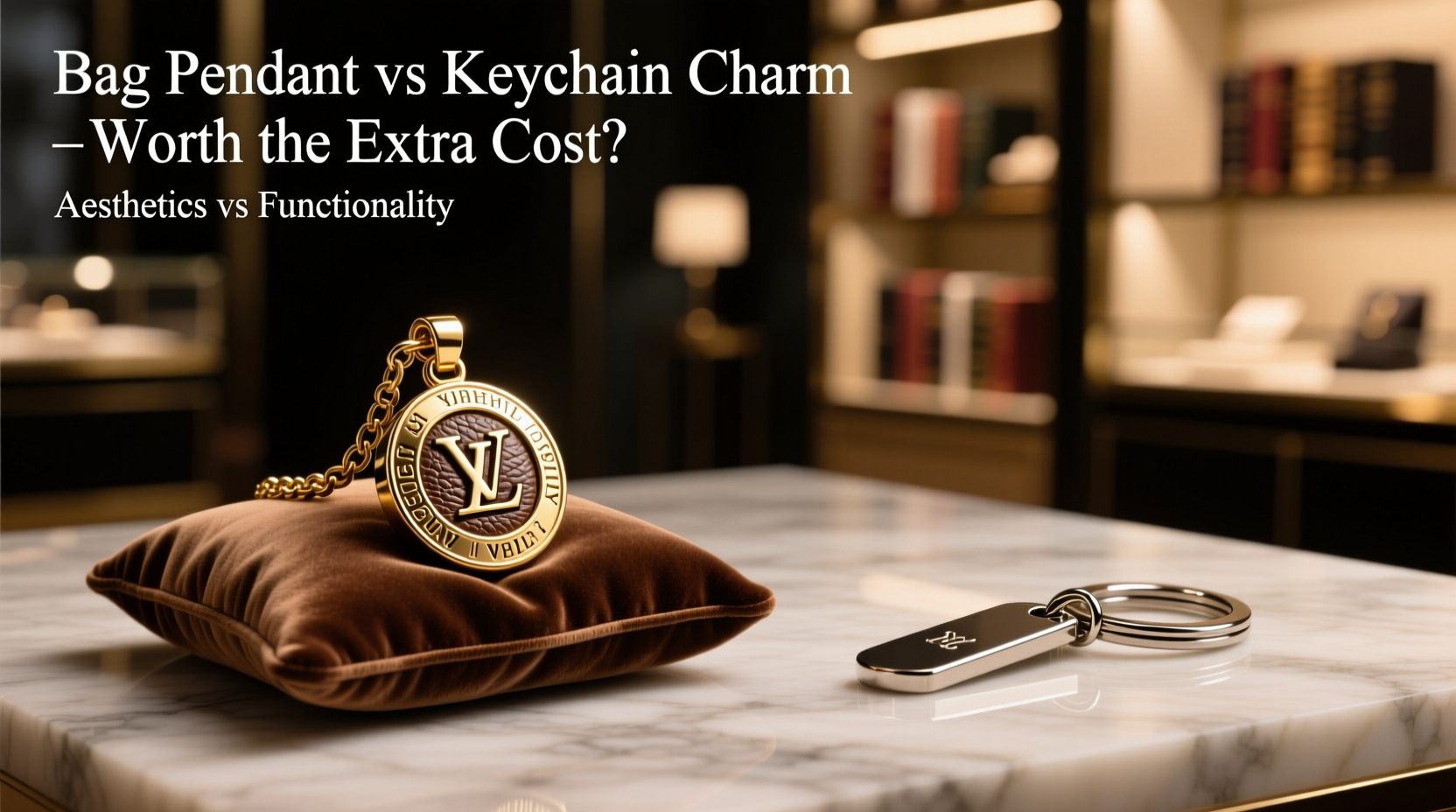 bag pendant vs keychain charm are bag pendants worth the extra cost or is it just aesthetics
