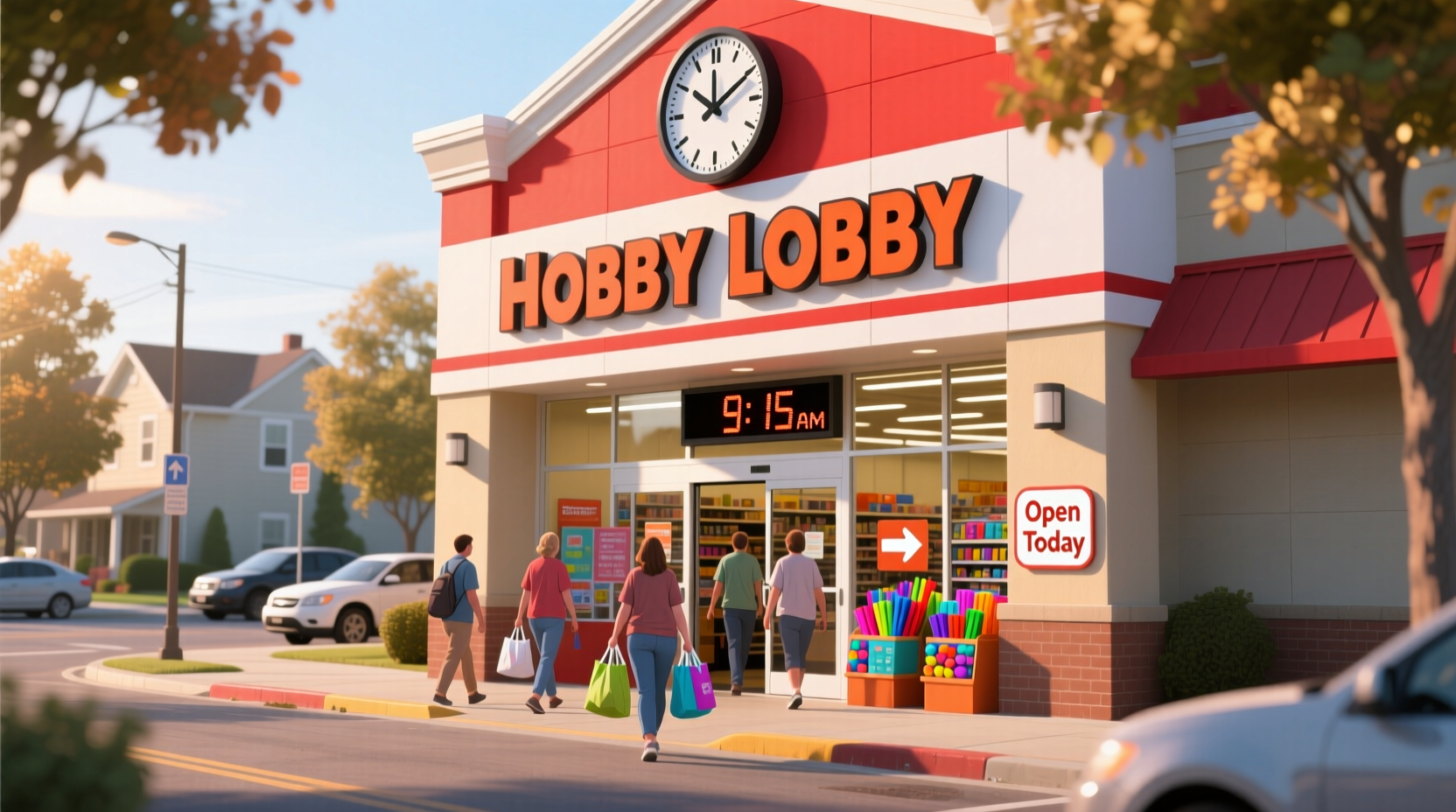 is hobby lobby open on sundays near me