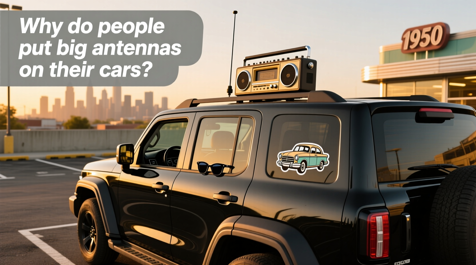 How to Choose Car Sticker Antenna, Why Do People Put Big Antennas on Their Cars?