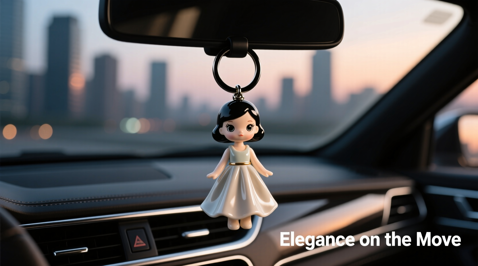 creative and functional ways to use a doll keychain as a stylish car accessory