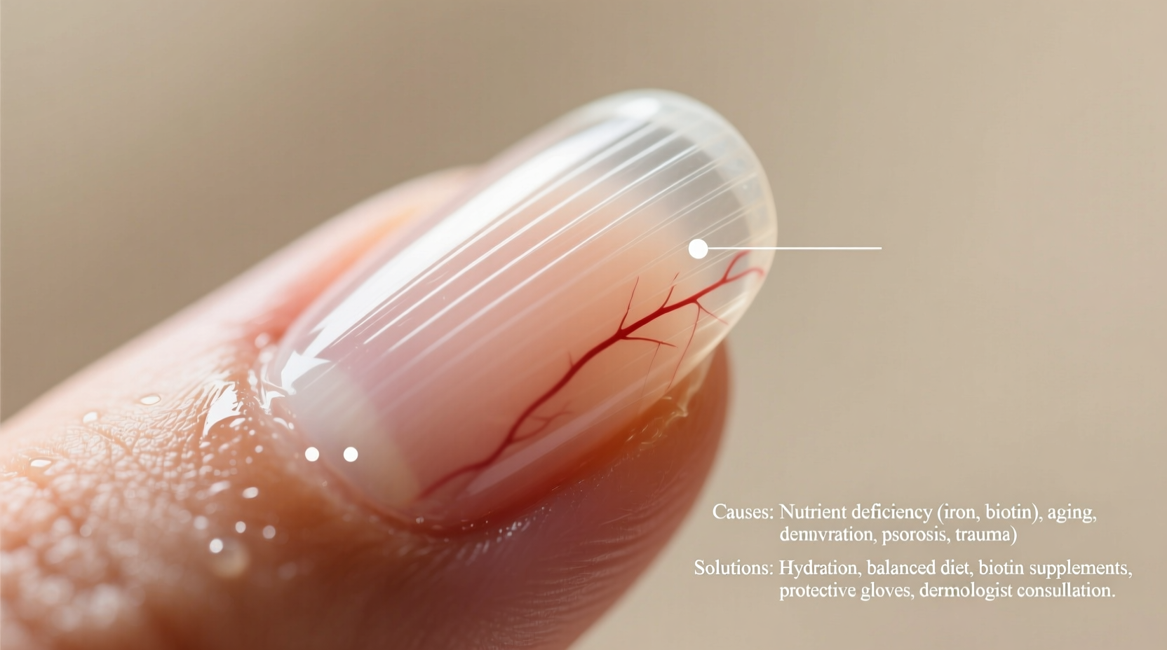 why are my nails see through causes what to do