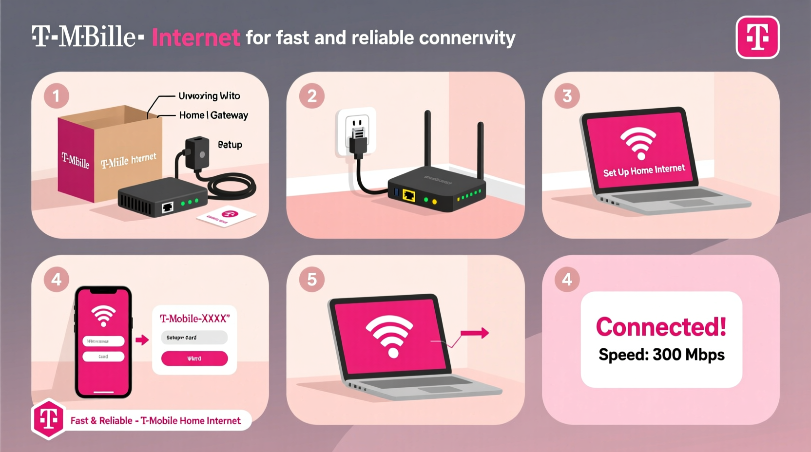 step by step guide to setting up t mobile internet for fast and reliable home connectivity