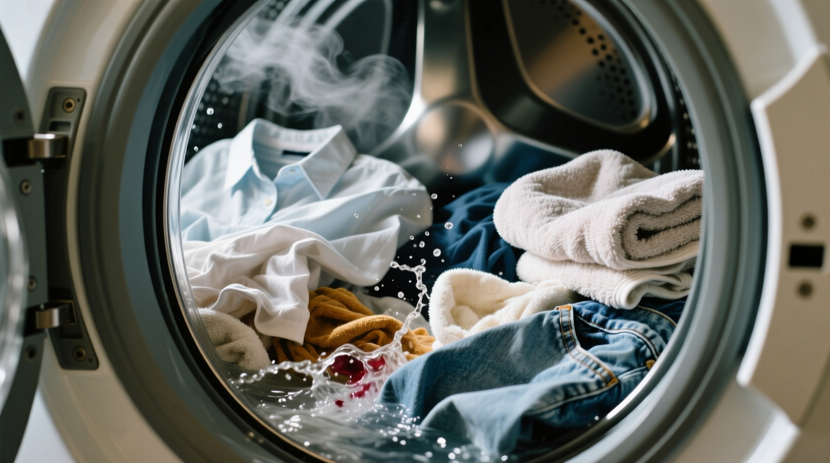 can you wash clothes and towels together