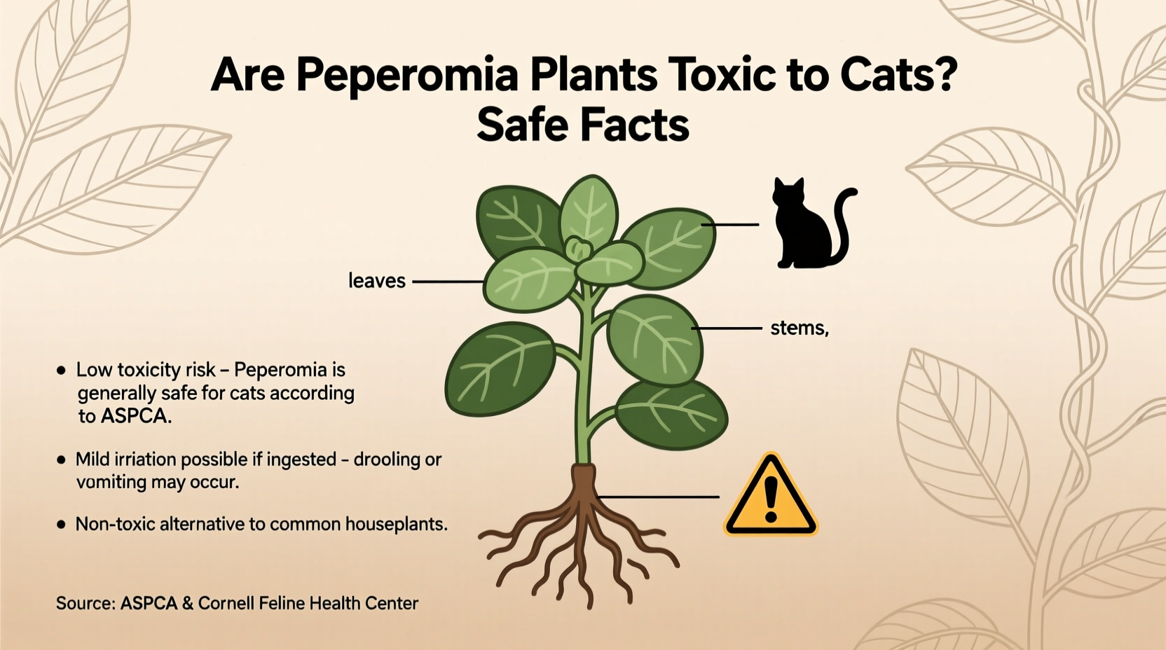 are peperomia plants toxic to cats