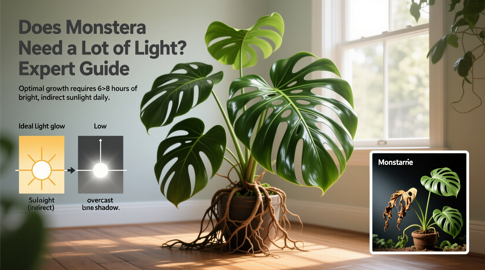 Does Monstera Need a Lot of Light? Expert Guide