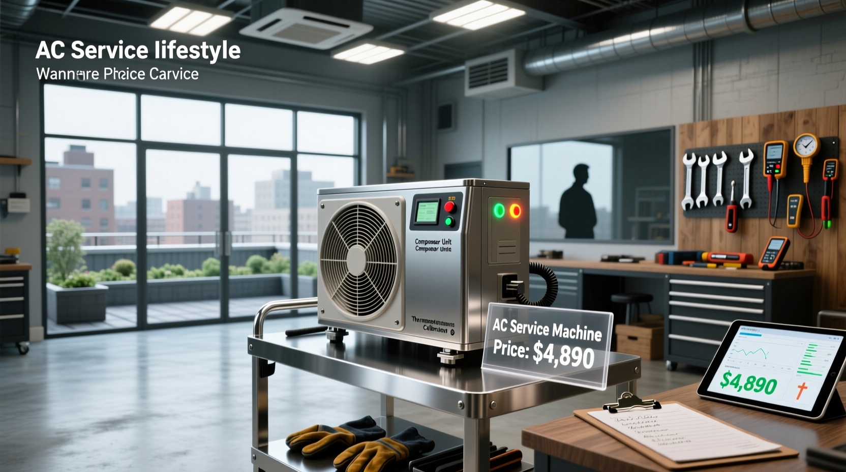 ac service machine price guide
