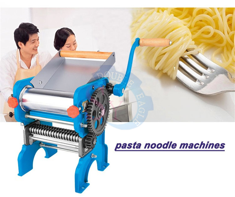 Máquina Prensadora De Fideos 5 En 1 De Acero Inoxidable – Manual, Portátil, Con 5 Cortes (Espaguetis, Lasaña, Tallarines)