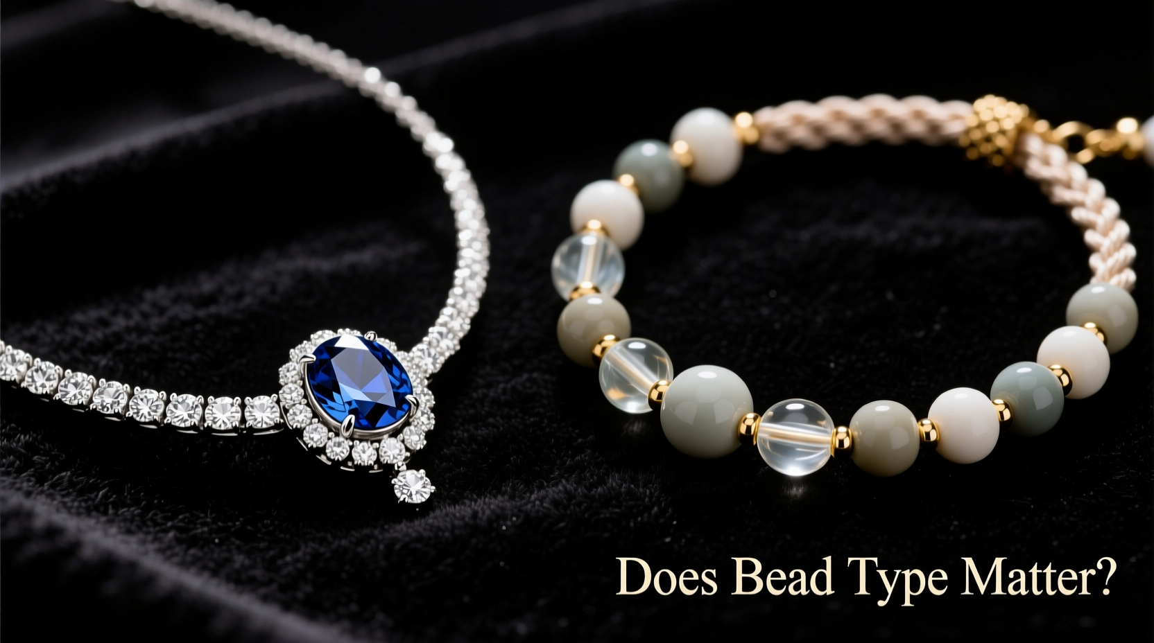 gemstone vs beaded necklaces does the type of bead really matter or is it just style