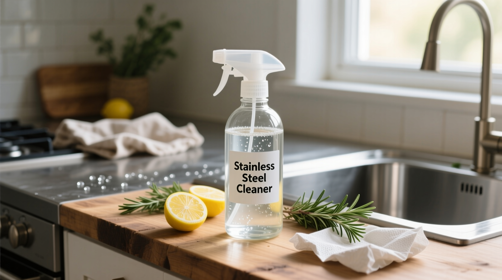 homemade stainless steel cleaner