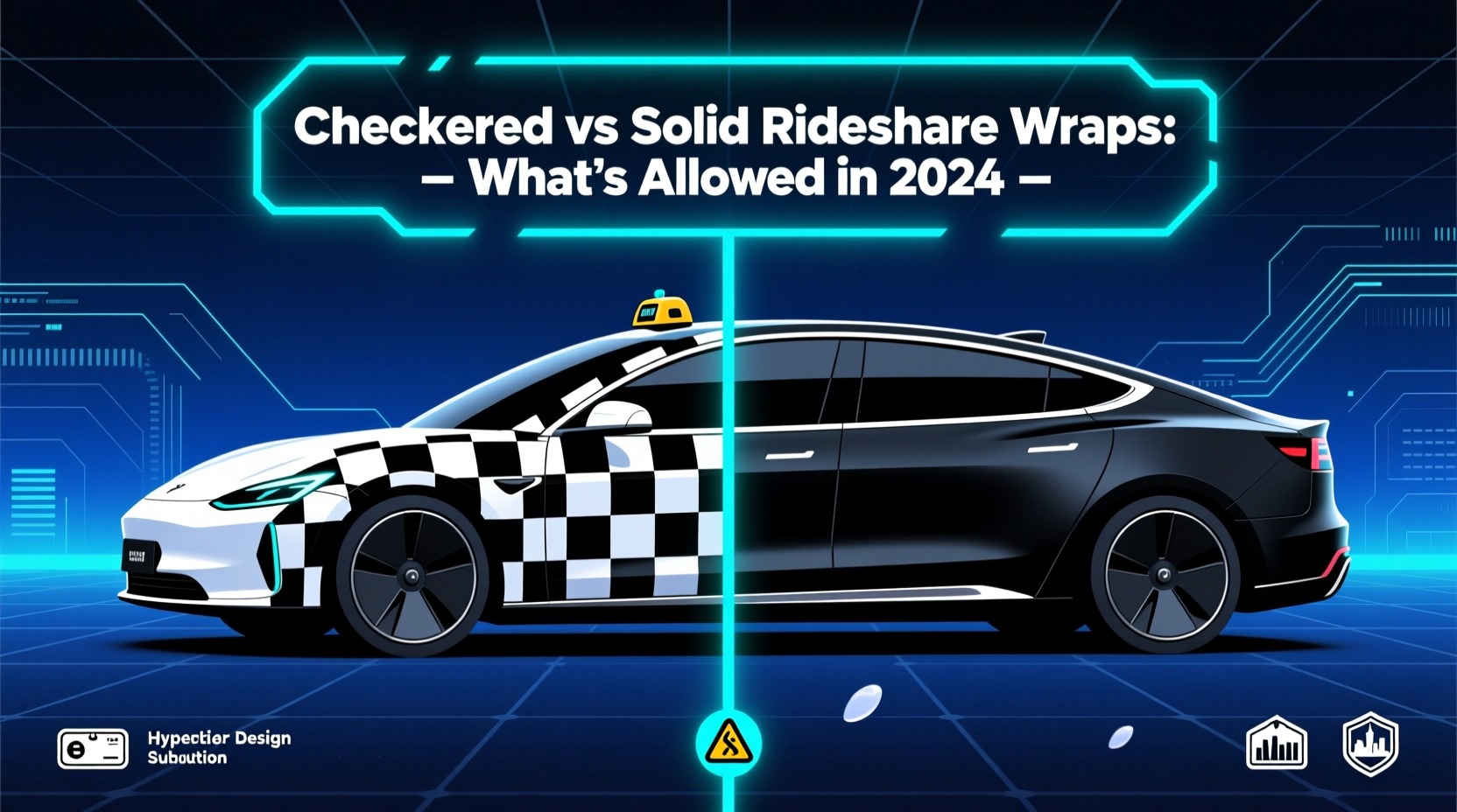 checkered vs solid rideshare