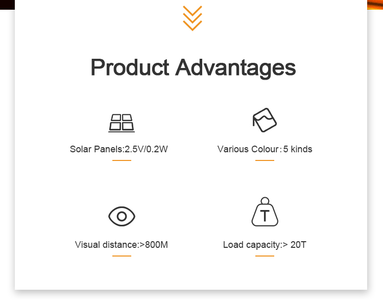 NOKIN Flashing Lights Road LED Road Marker LED Cat Eye Glasses Solar Road Stud China Supplier