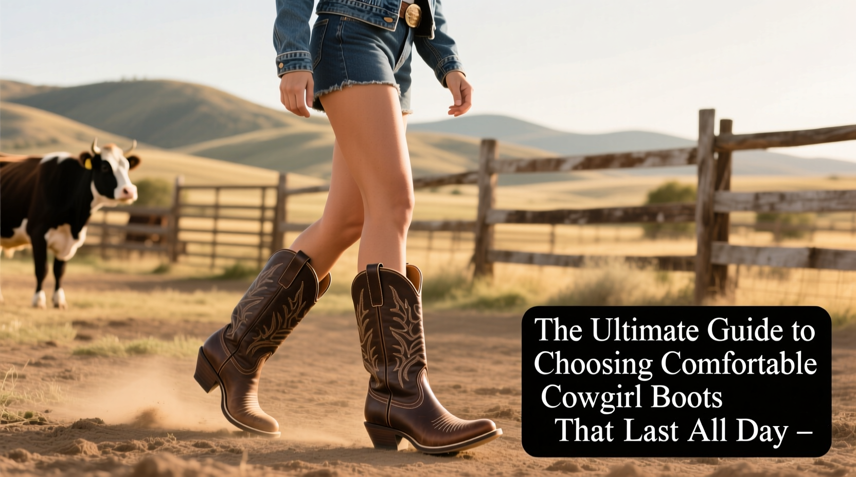 the ultimate guide to choosing comfortable cowgirl boots that last all day