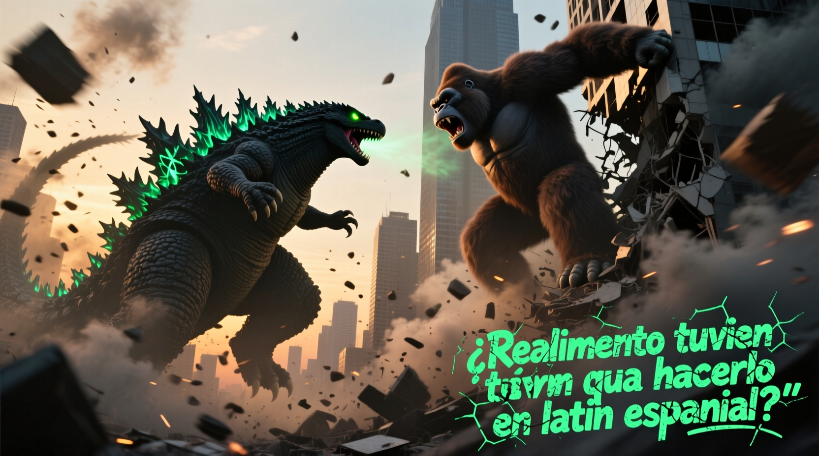 godzilla vs kong 2021 did they really have to make it in latin spanish