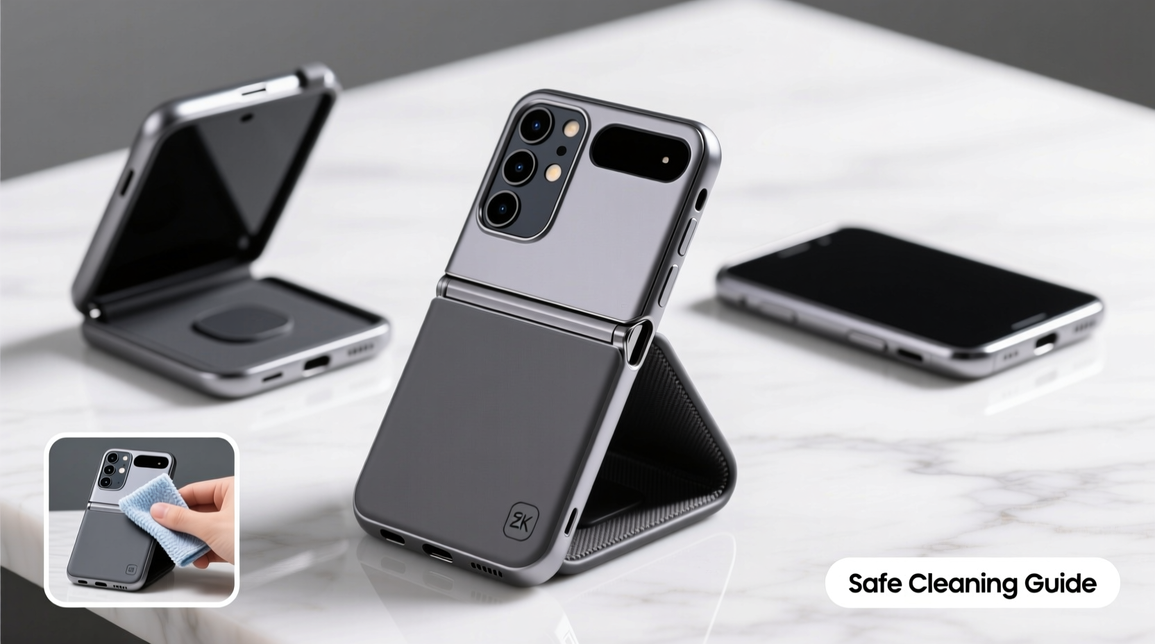 effective methods to clean and maintain your z flip phone stand case safely