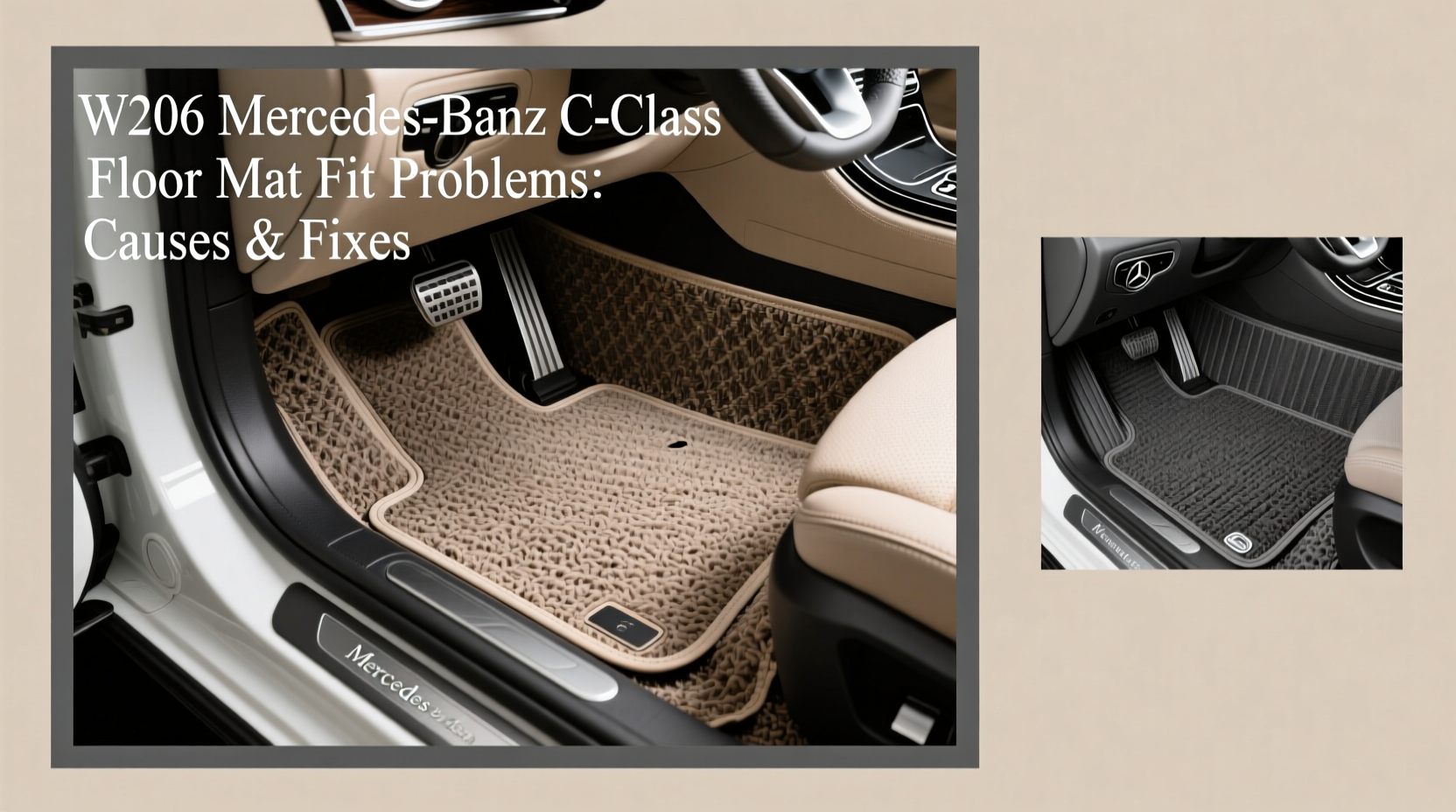 w206 mat fit problem