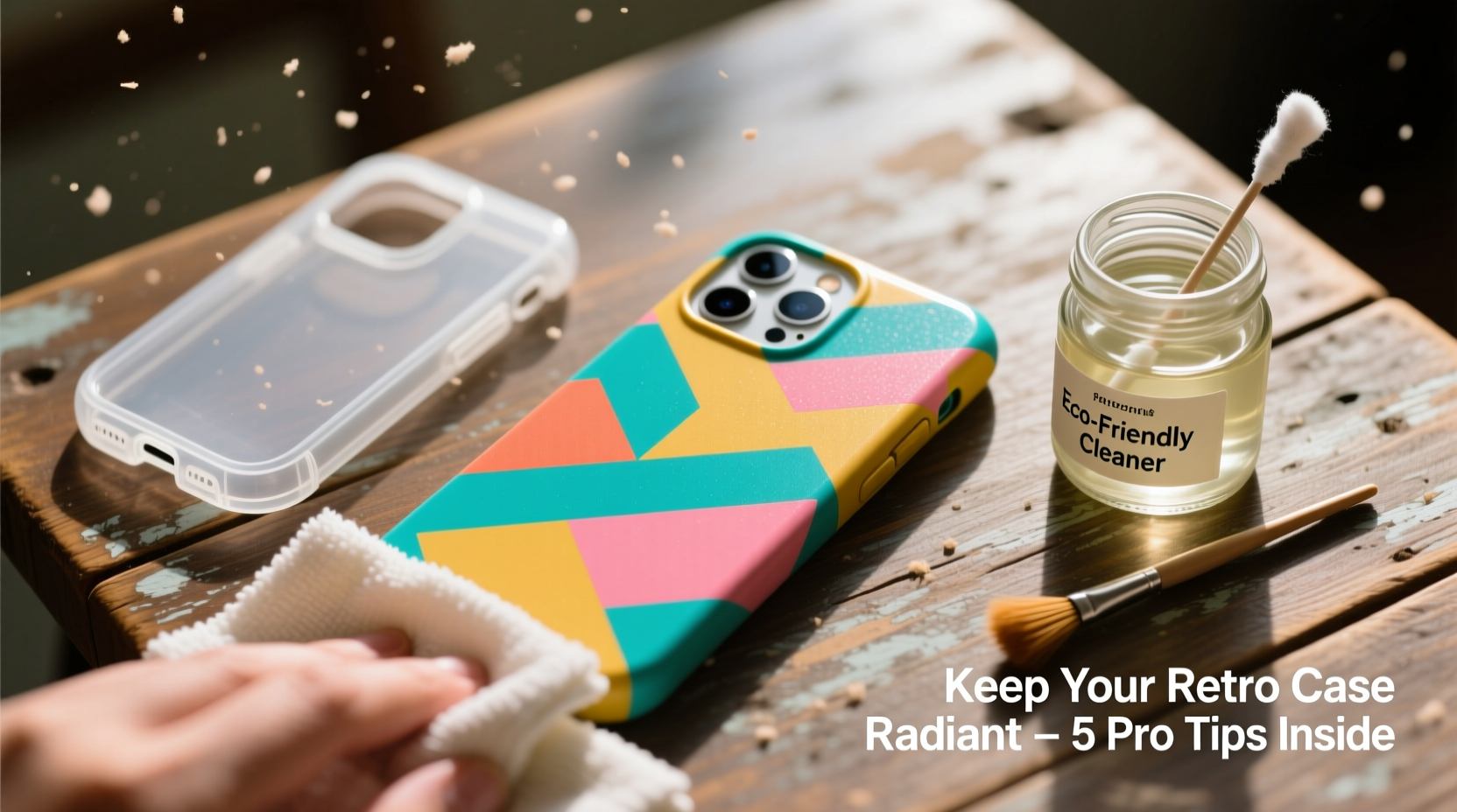 effective methods to clean and preserve your retro pattern phone case