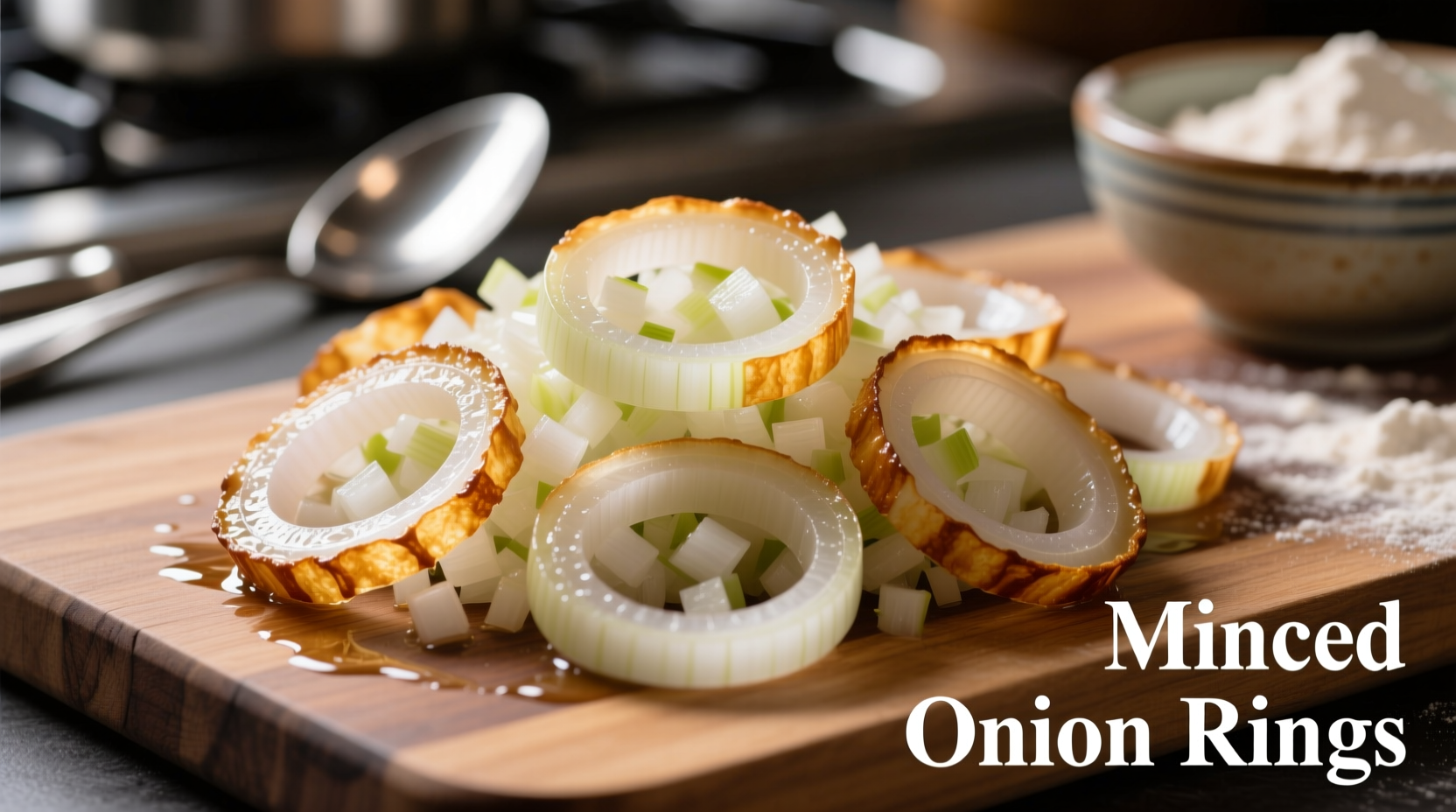 minced onion rings