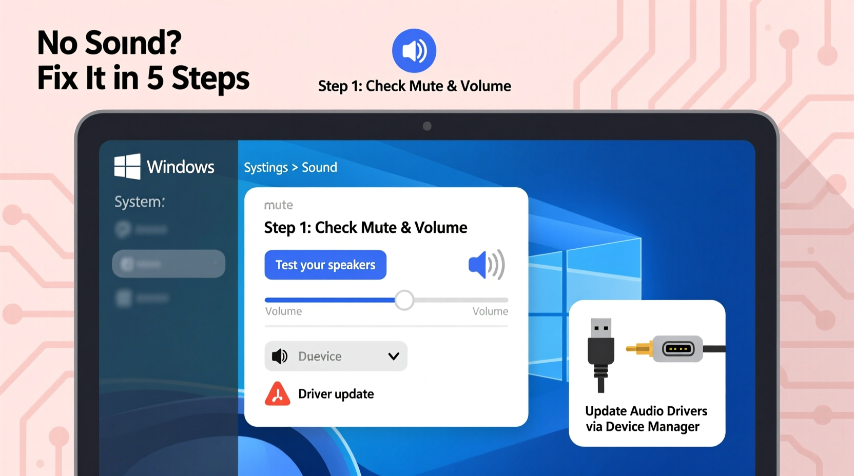 no sound on pc troubleshooting audio problems in windows