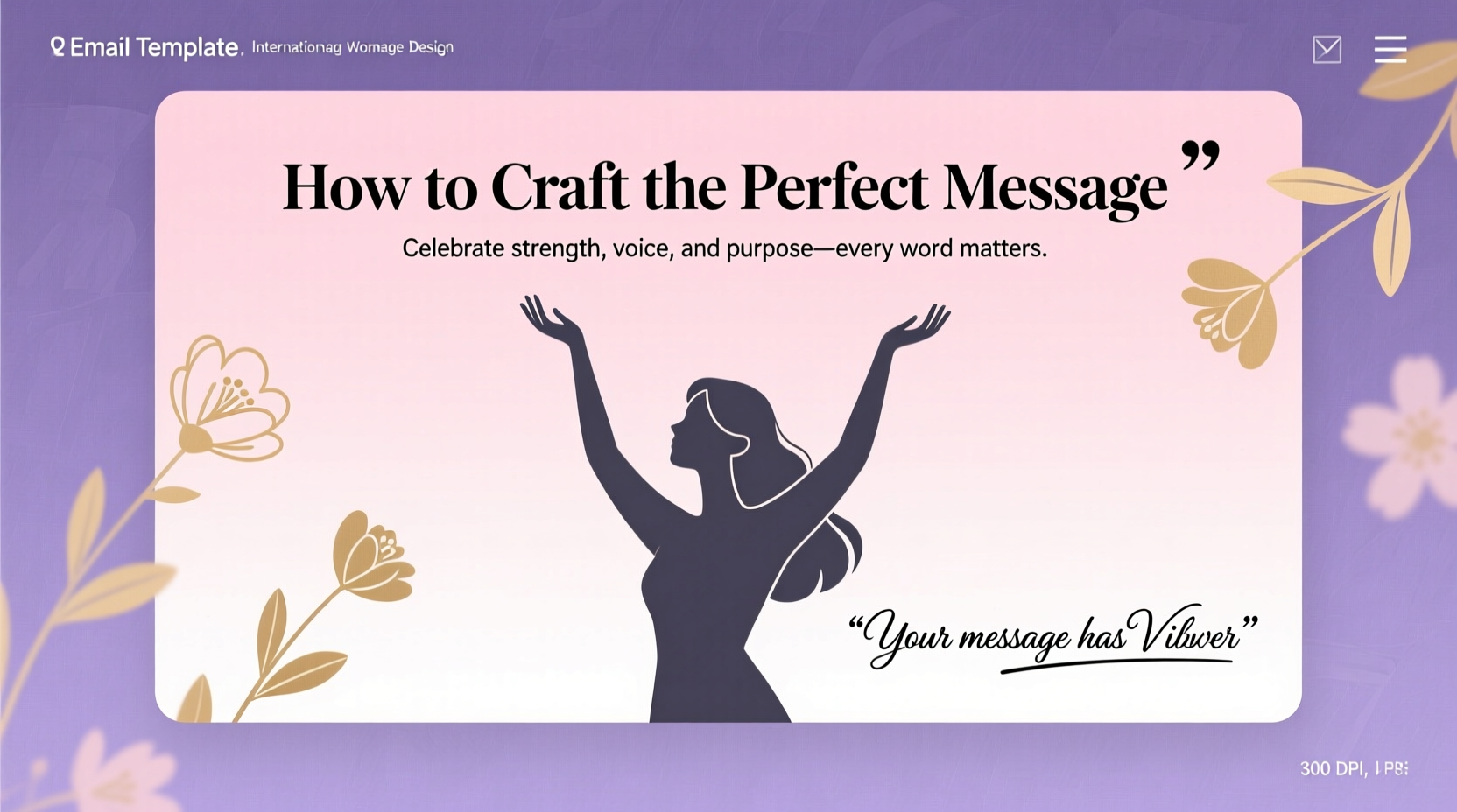 womens day email template