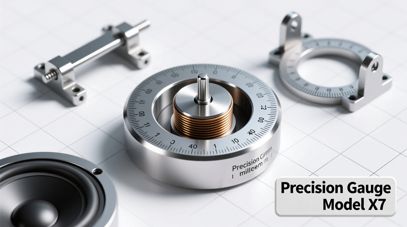 speaker voice coil positioning gauge steel