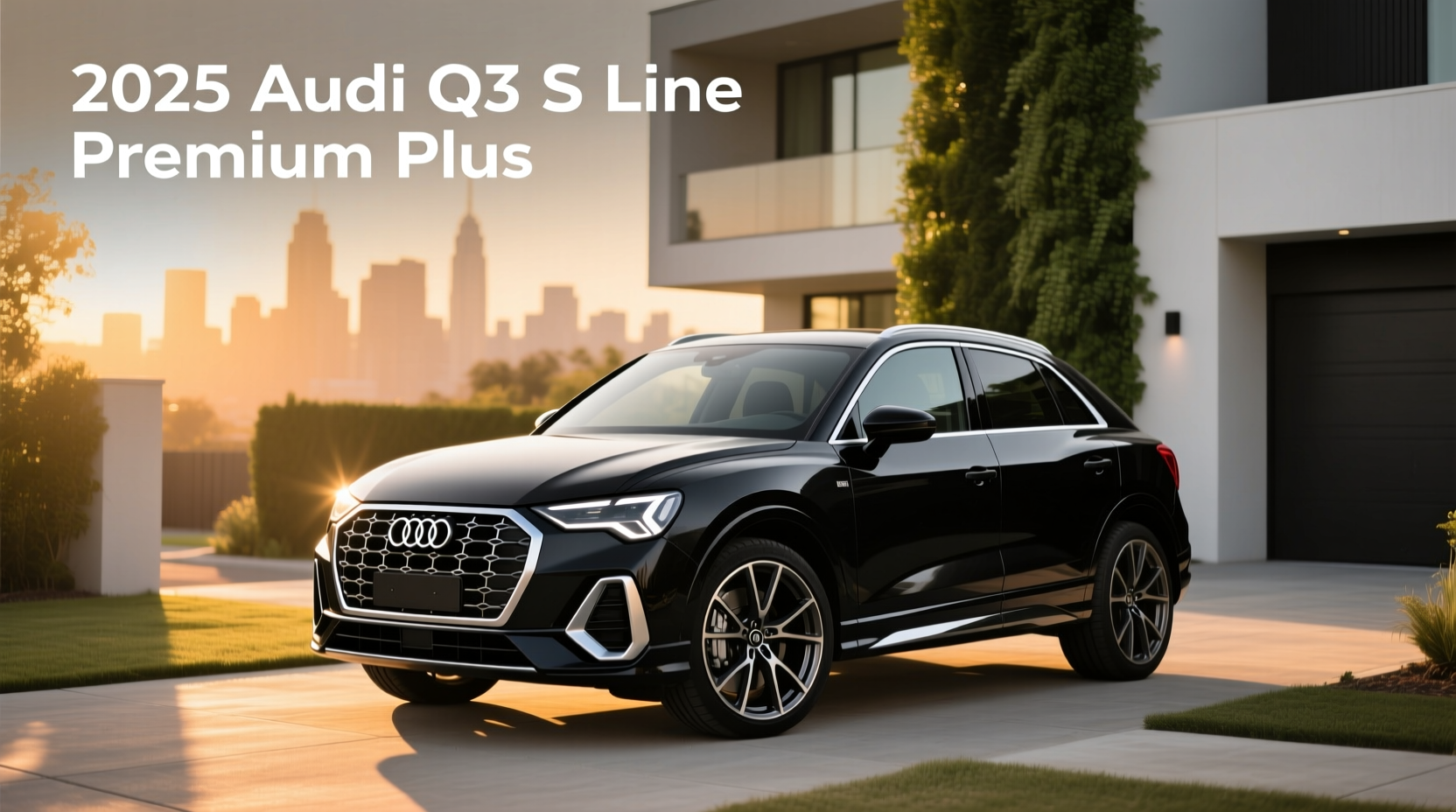 2025 Audi Q3 S line Premium Plus in urban setting