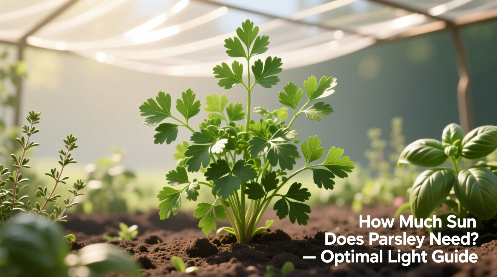 how much sun does parsley need