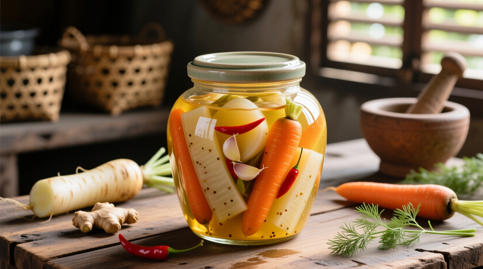 pickled daikon and carrot do chua