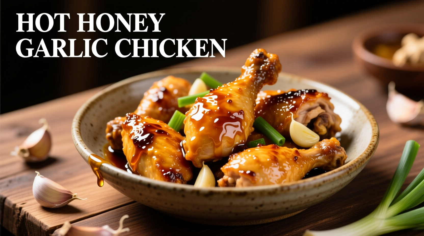 hot honey garlic chicken