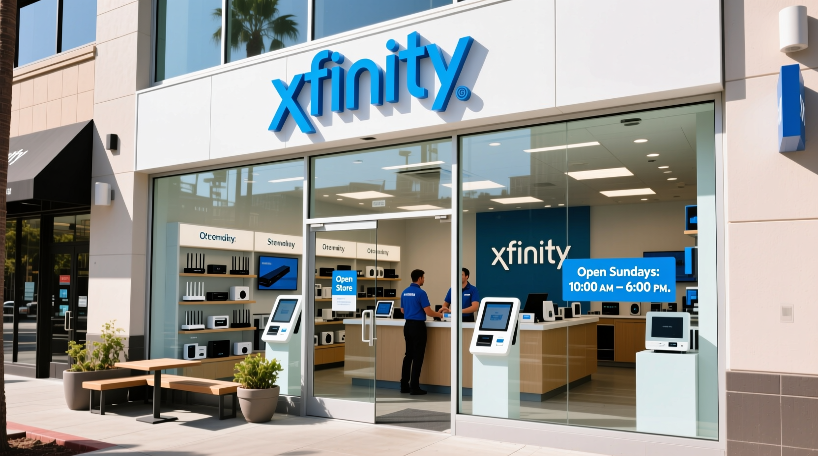 is xfinity store open on sunday