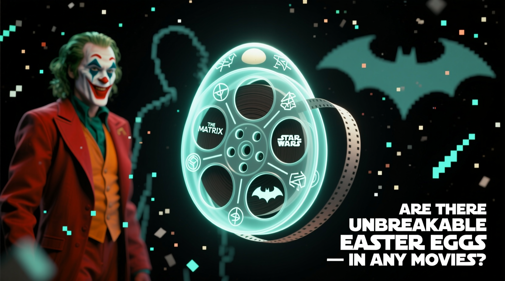 are there unbreakable easter eggs in any movies