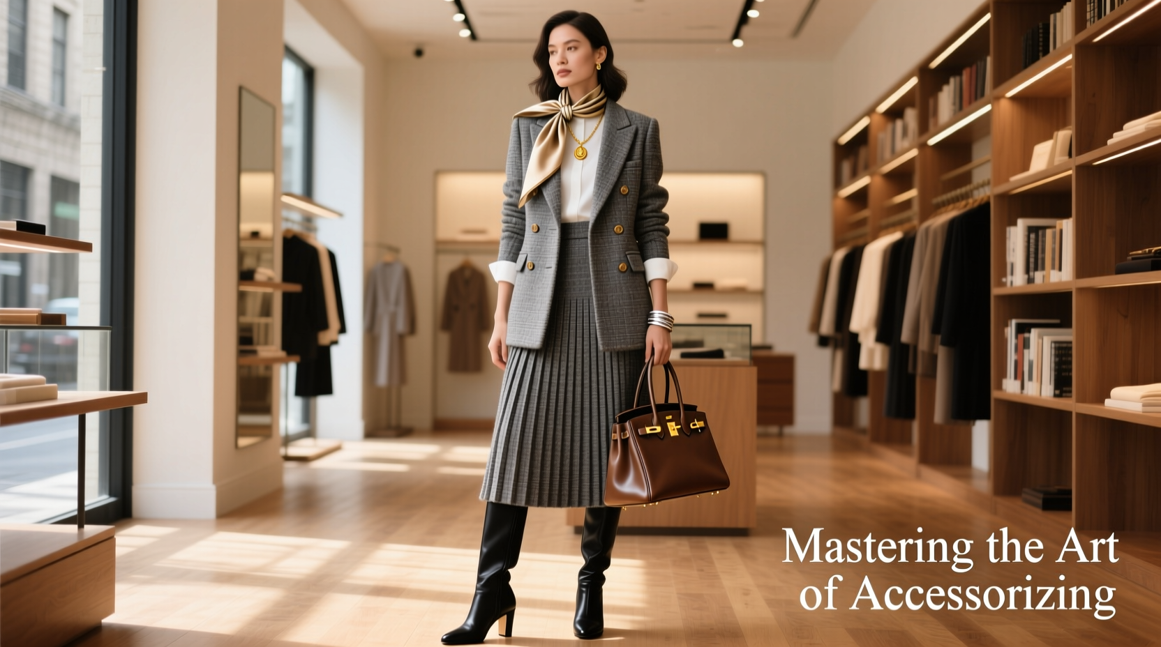 mastering the art of accessorizing a tweed skirt set essential tips for a polished look