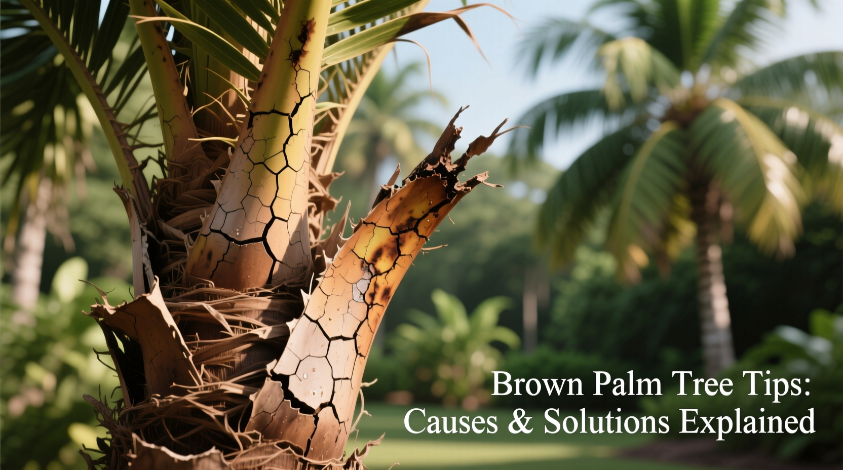 brown palm tree tips causes and solutions explained