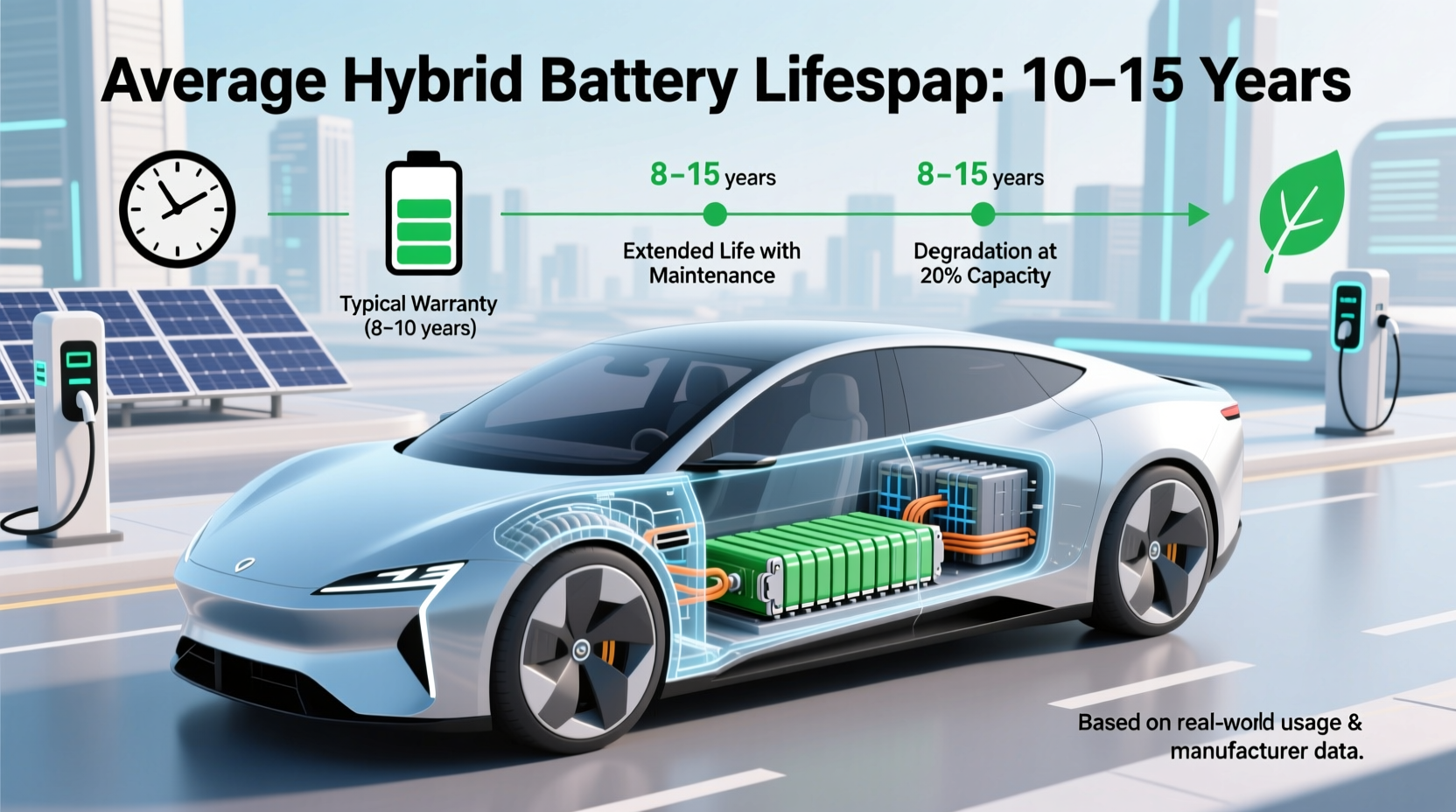 how long to hybrid car batteries last
