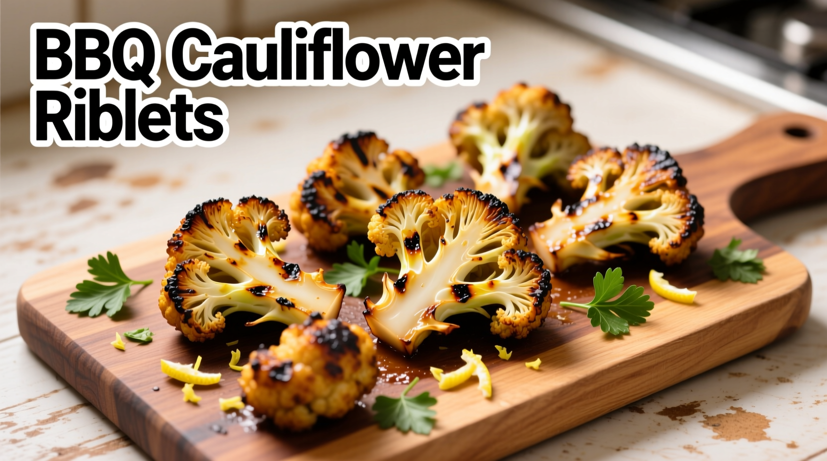 Perfect BBQ Cauliflower Riblets Recipe in 45 Minutes