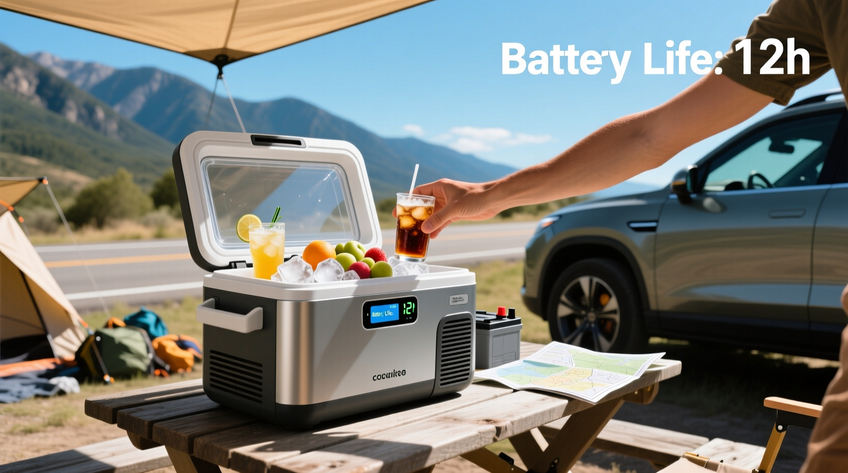 how to choose car battery powered cooler,How long does a battery-powered cooler last?