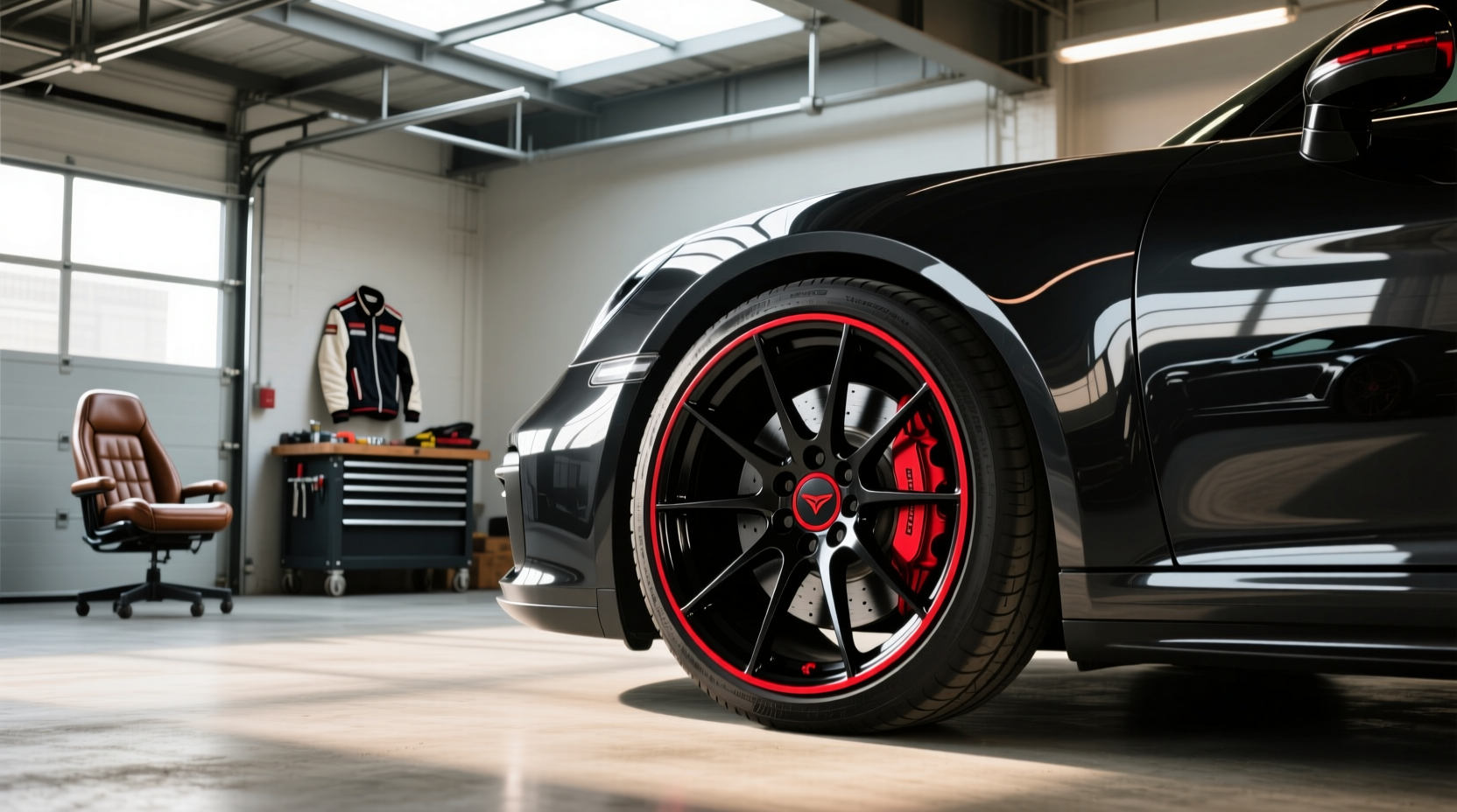 22 inch black red rims guide