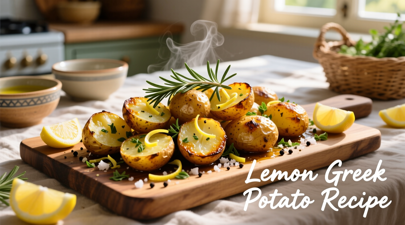 Authentic Lemon Greek Potato Recipe: Crispy & Flavorful