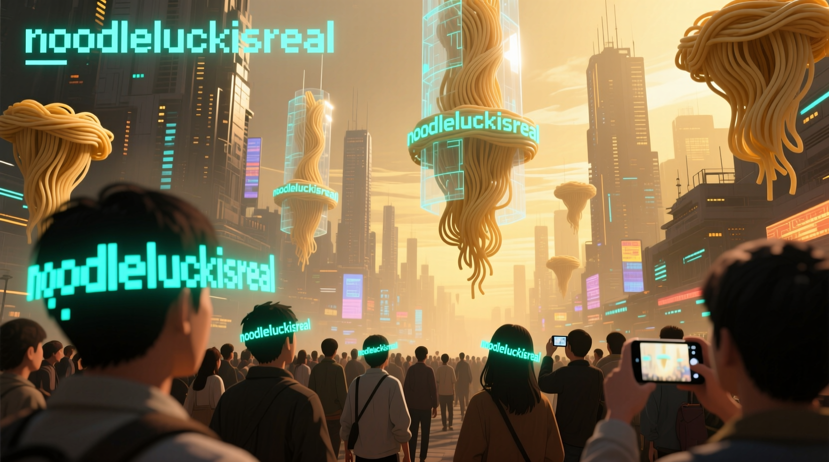 why are so many people named noodleluckisreal exploring the trend