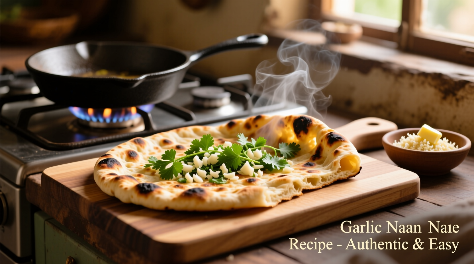Perfect Garlic Naan Recipe in 30 Minutes (No Special Equipment)