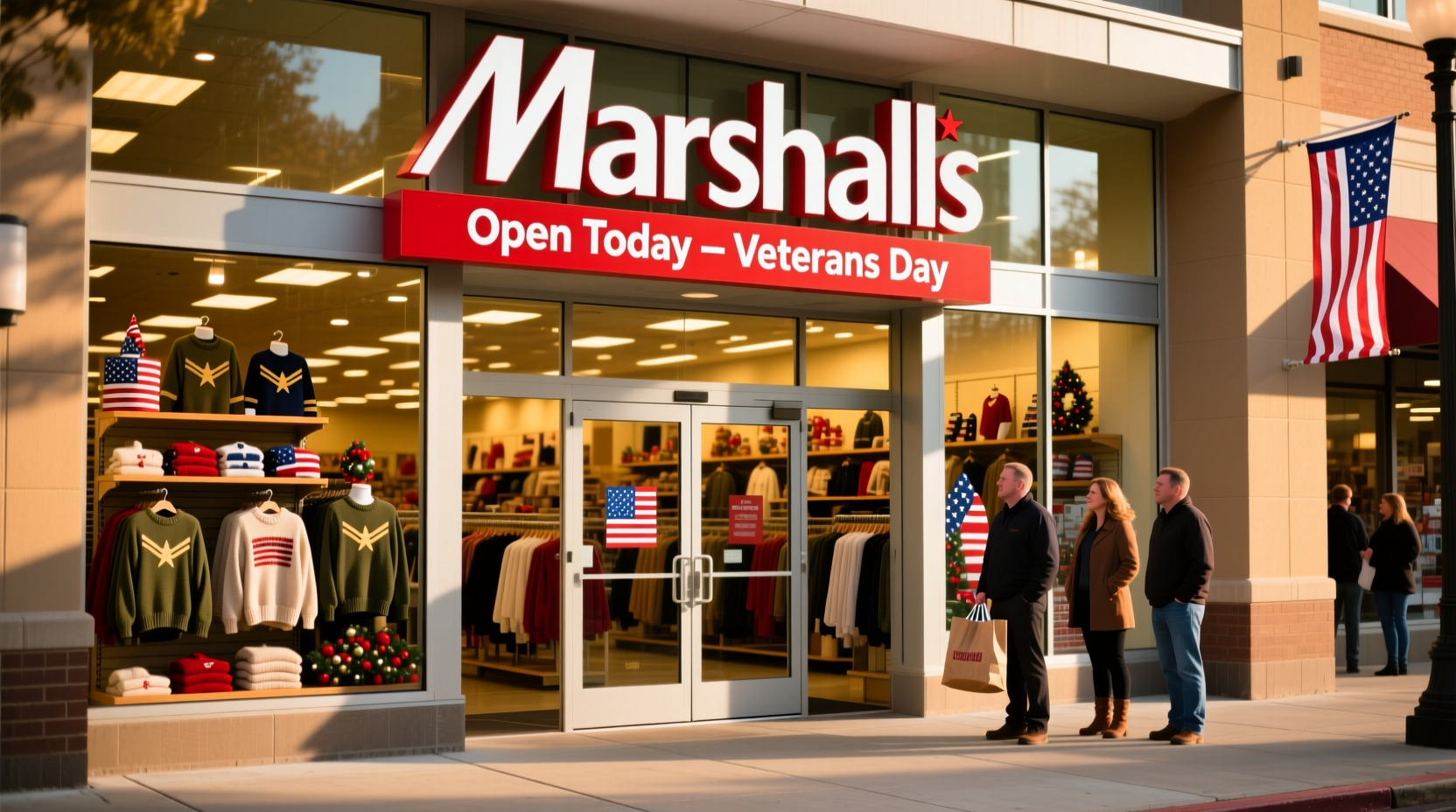 is marshalls open on veterans day