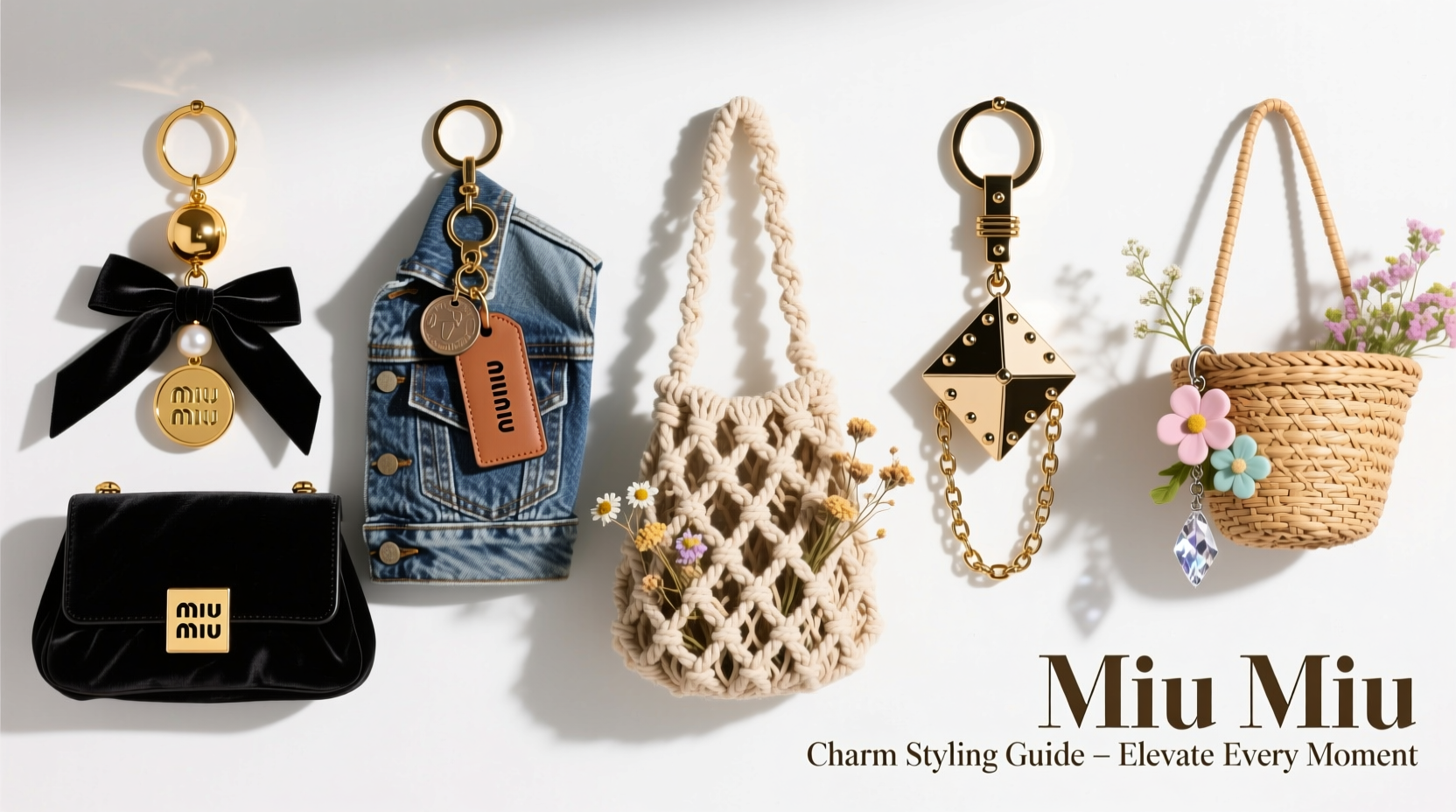 unique and chic ways to style your miu miu bag charm keychain for every occasion
