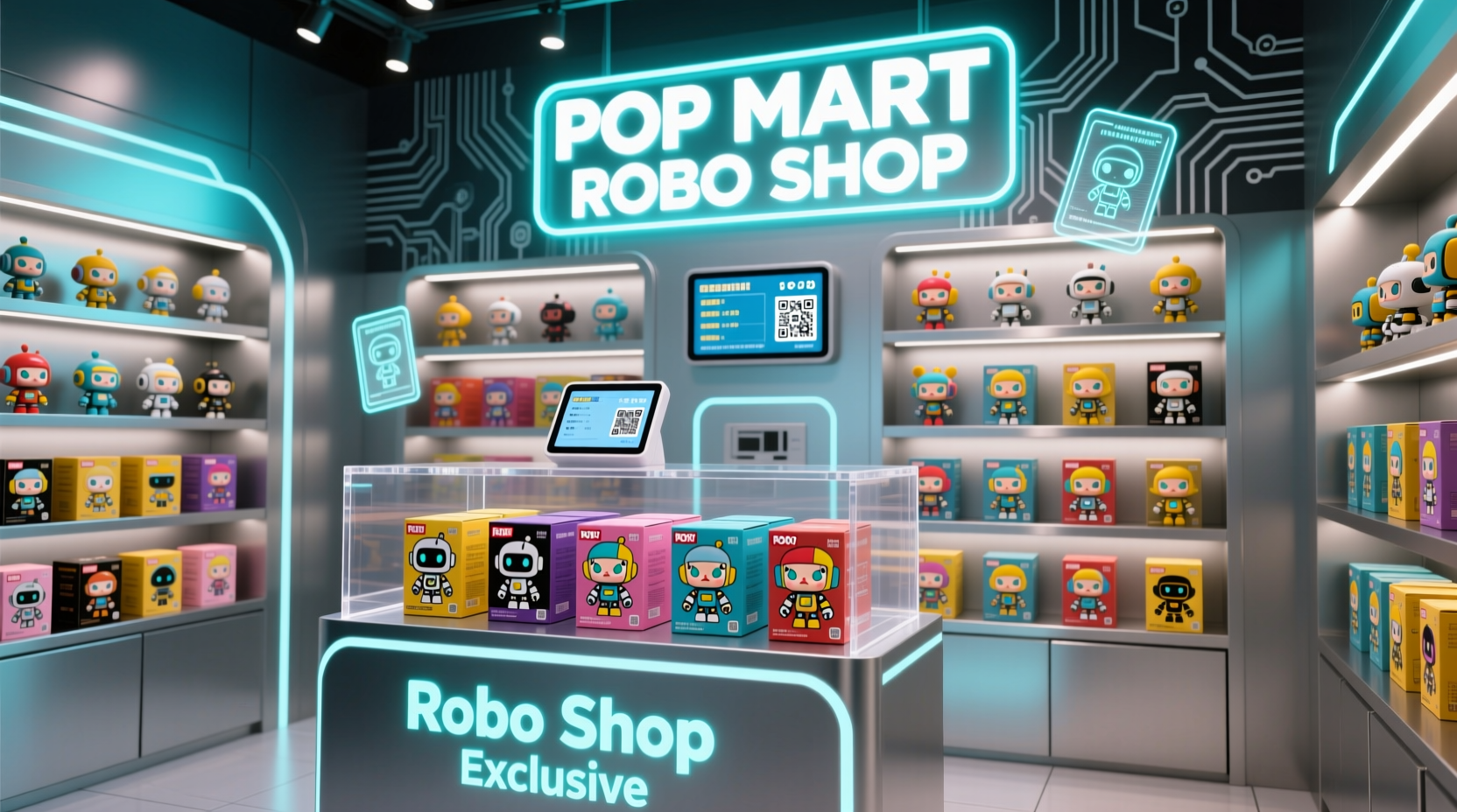 what is a pop mart robo shop