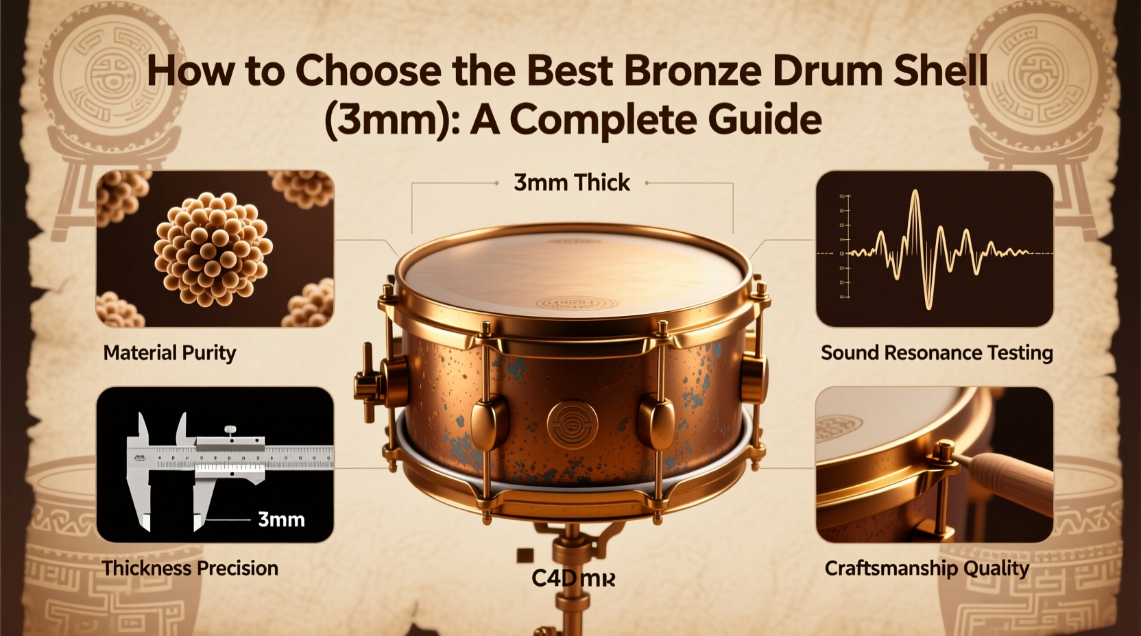 How to Choose the Best Bronze Drum Shell 3mm: Ultimate Buying Guide