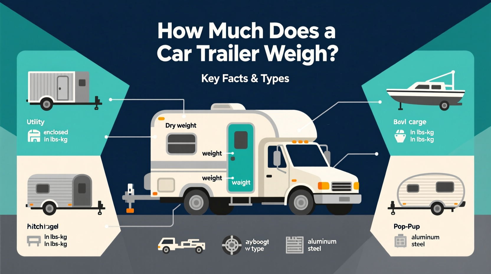 how much does car trailer weigh