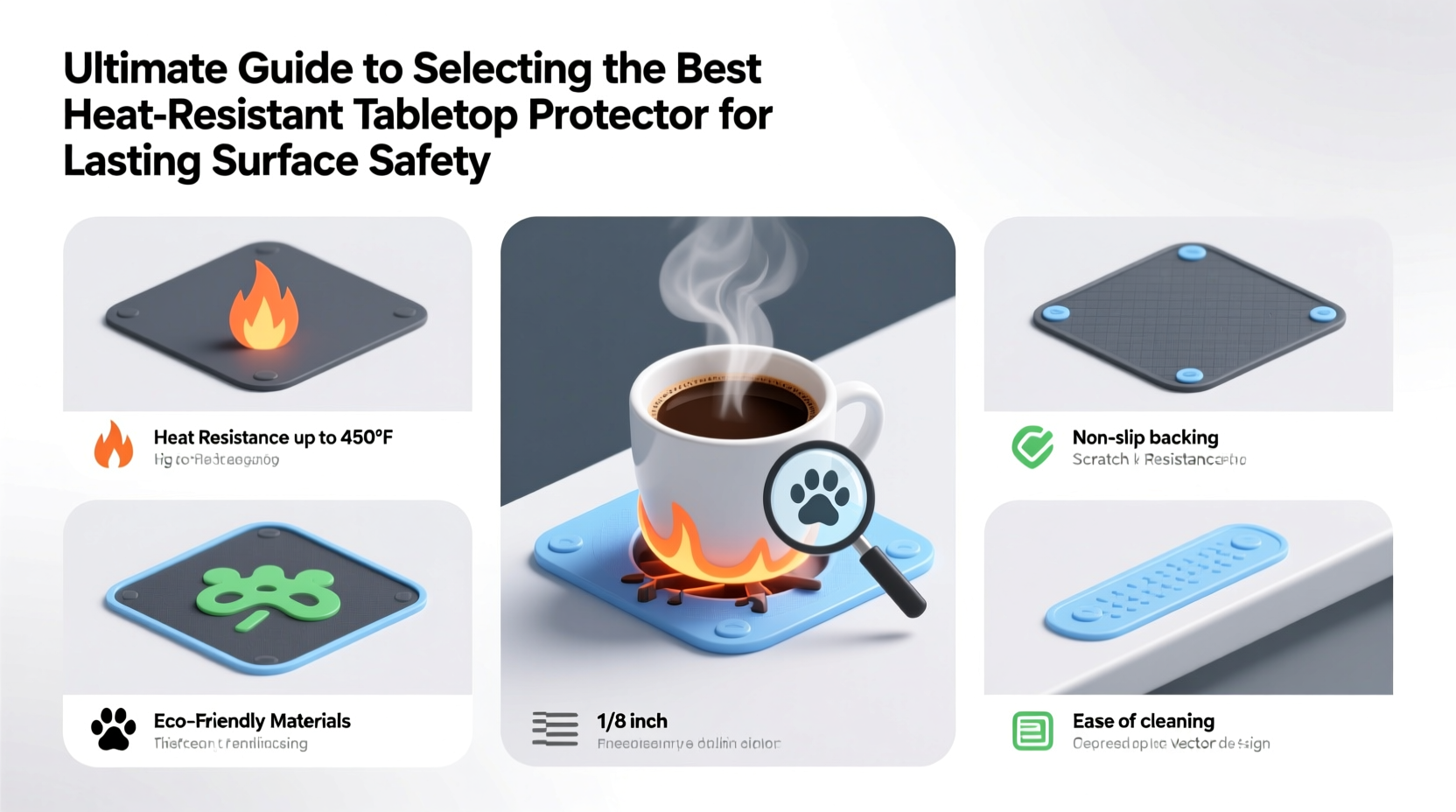 ultimate guide to selecting the best heat resistant tabletop protector for lasting surface safety