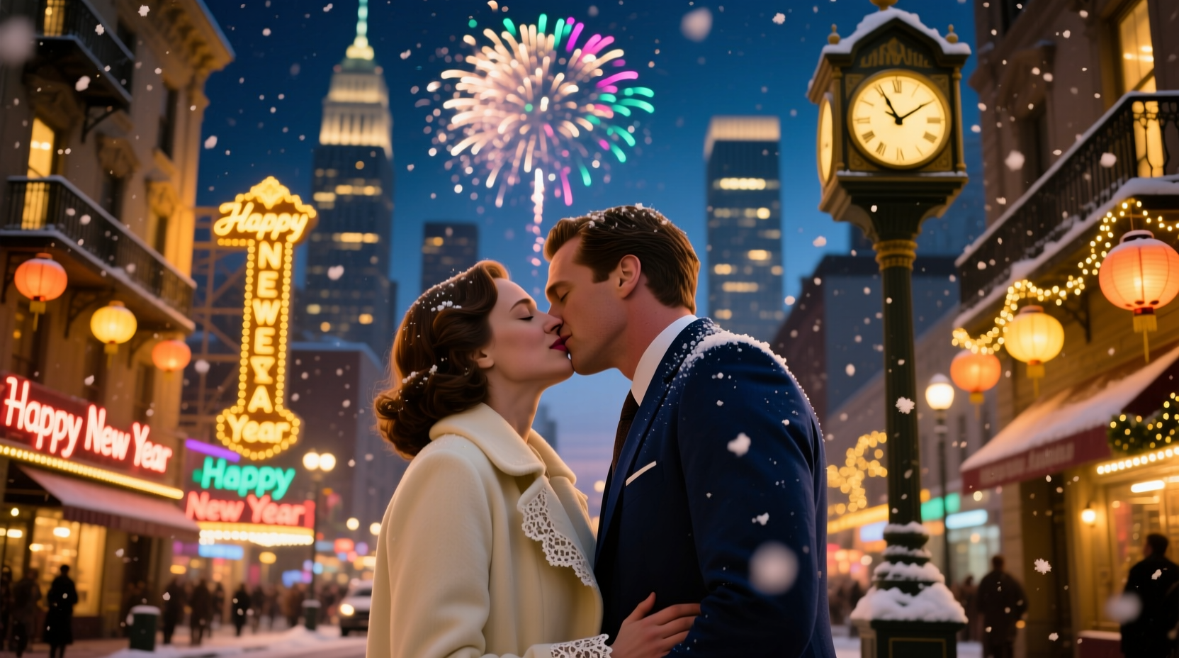 why do you kiss at midnight on new year